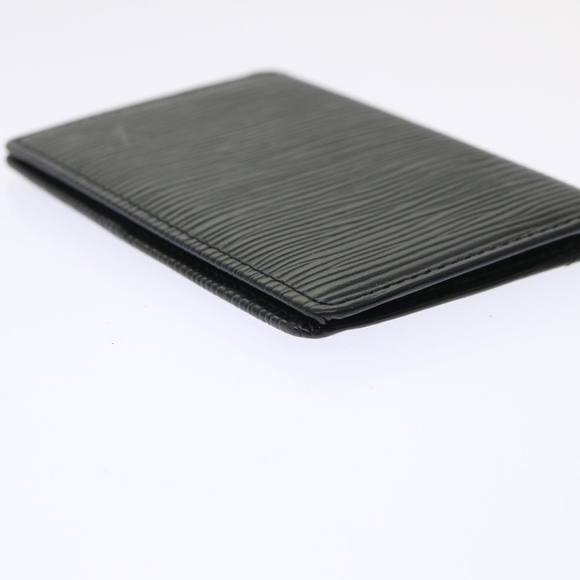 LOUIS VUITTON Epi Organizer De Poche Card Case Black M63582 LV Auth 48066 - Picture 15 of 16